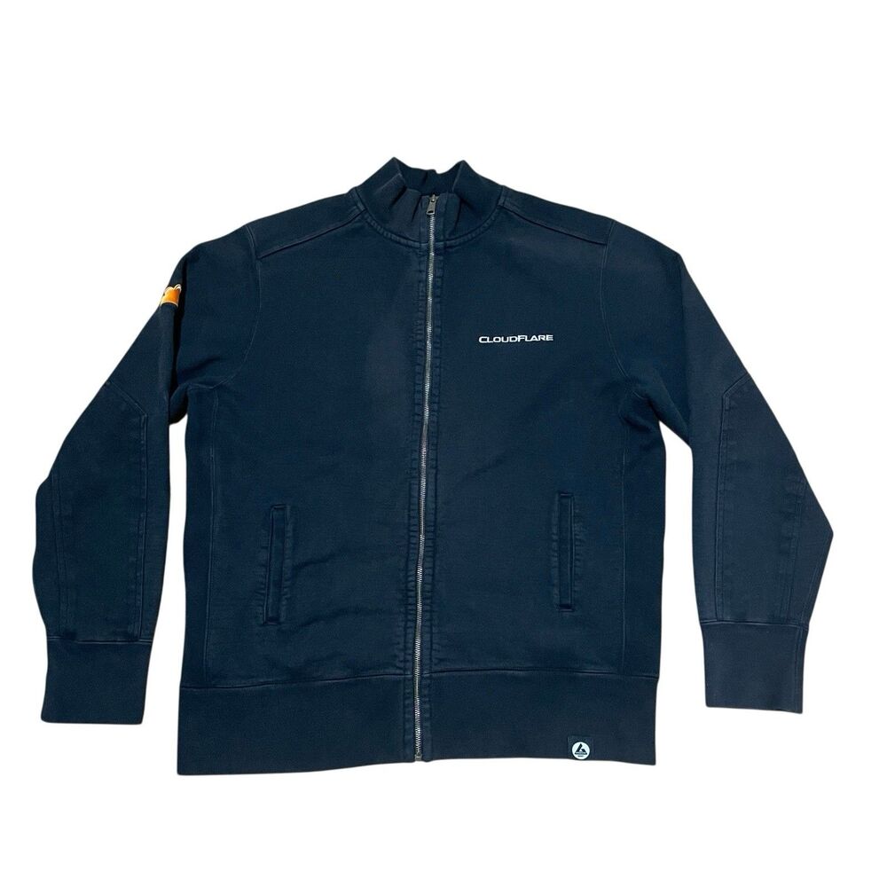 American Giant Jacket Mens XL Black Zip Heavyweight Workwear Utility Cotton 024